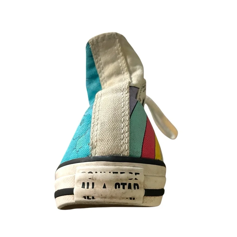Converse‎ Shoes Juniors CTAS HI Top Blue Rainbow Size 4
